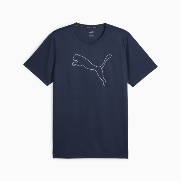 Performance Cat Training Tee Men, Club Navy, large-ZAF