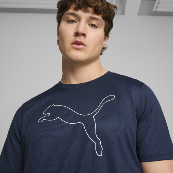 Performance Cat Training Tee Men, Club Navy, large-ZAF