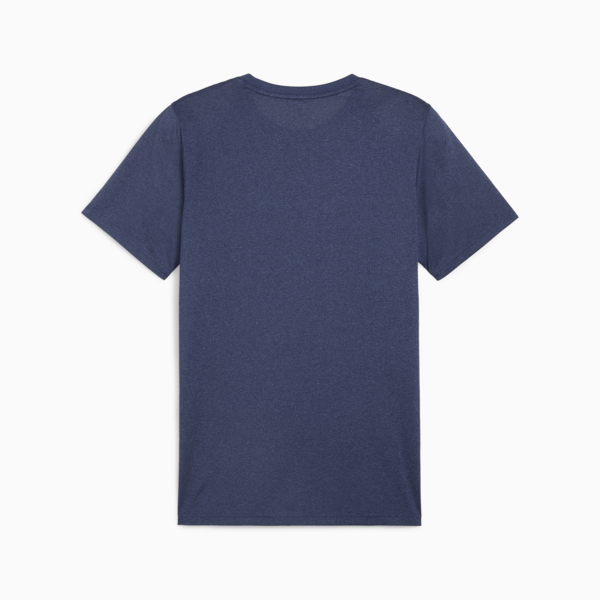 Performance Heather Men's Training Tee, Club Navy Heather, large-ZAF