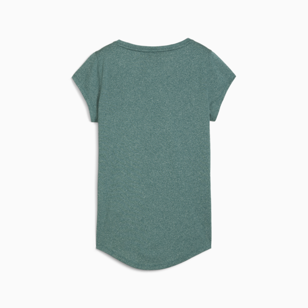 Performance Heather Cat Training Tee Women, Cold Green Heather, large-ZAF