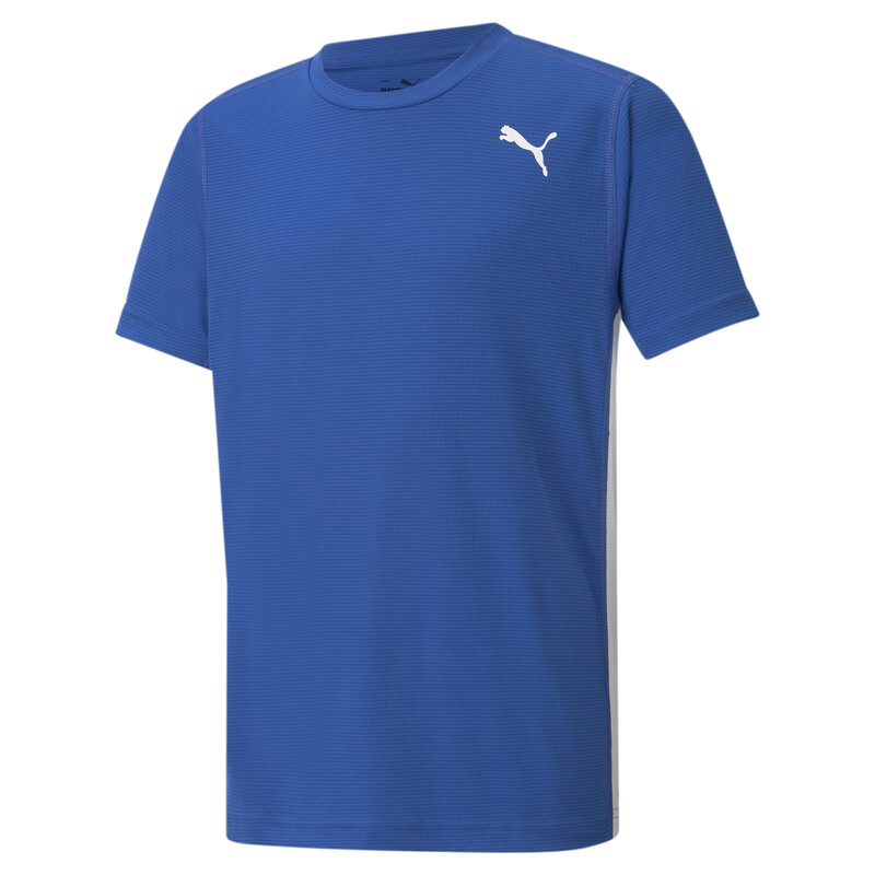 

PUMA Cross The Line 2.0 Unisex Performance T-shirt, White/black/blue