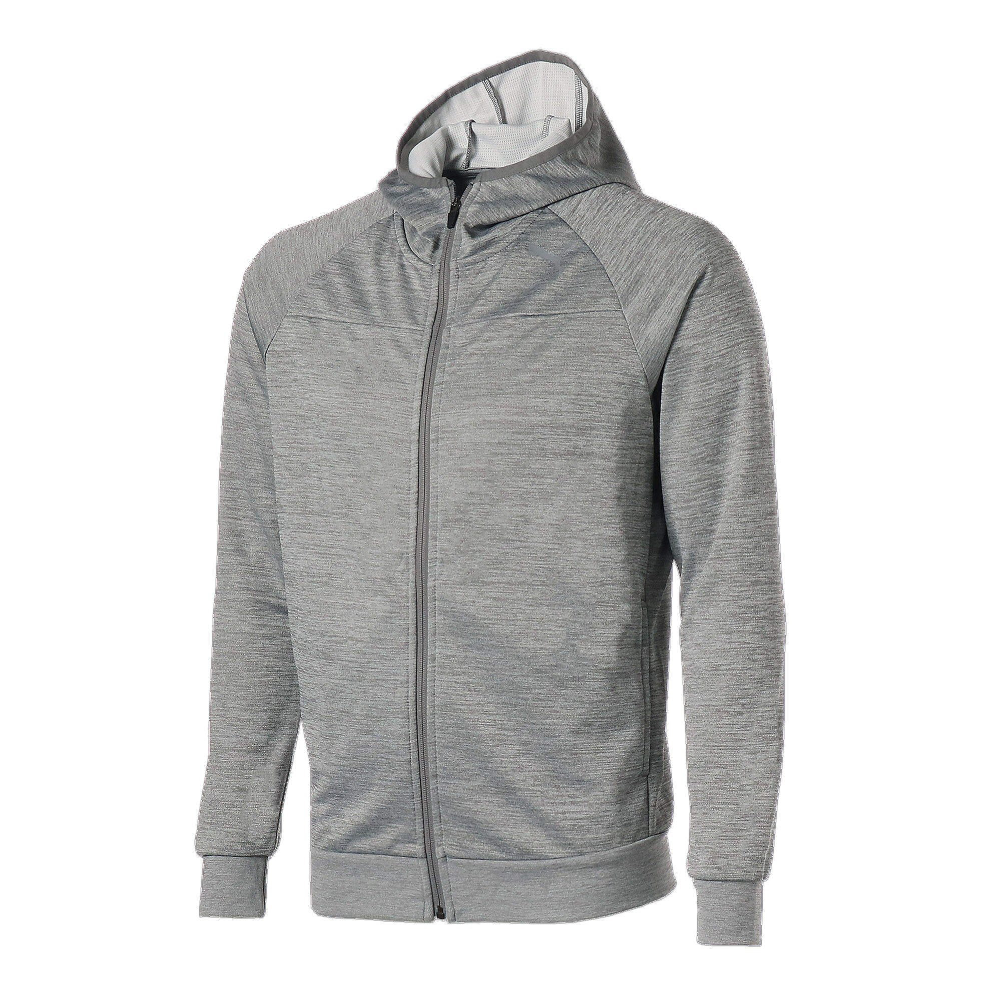 【プーマ公式通販】 プーマ トレーニング フーデッド ニット ジャケット メンズ Medium Gray Heather ｜PUMA.com