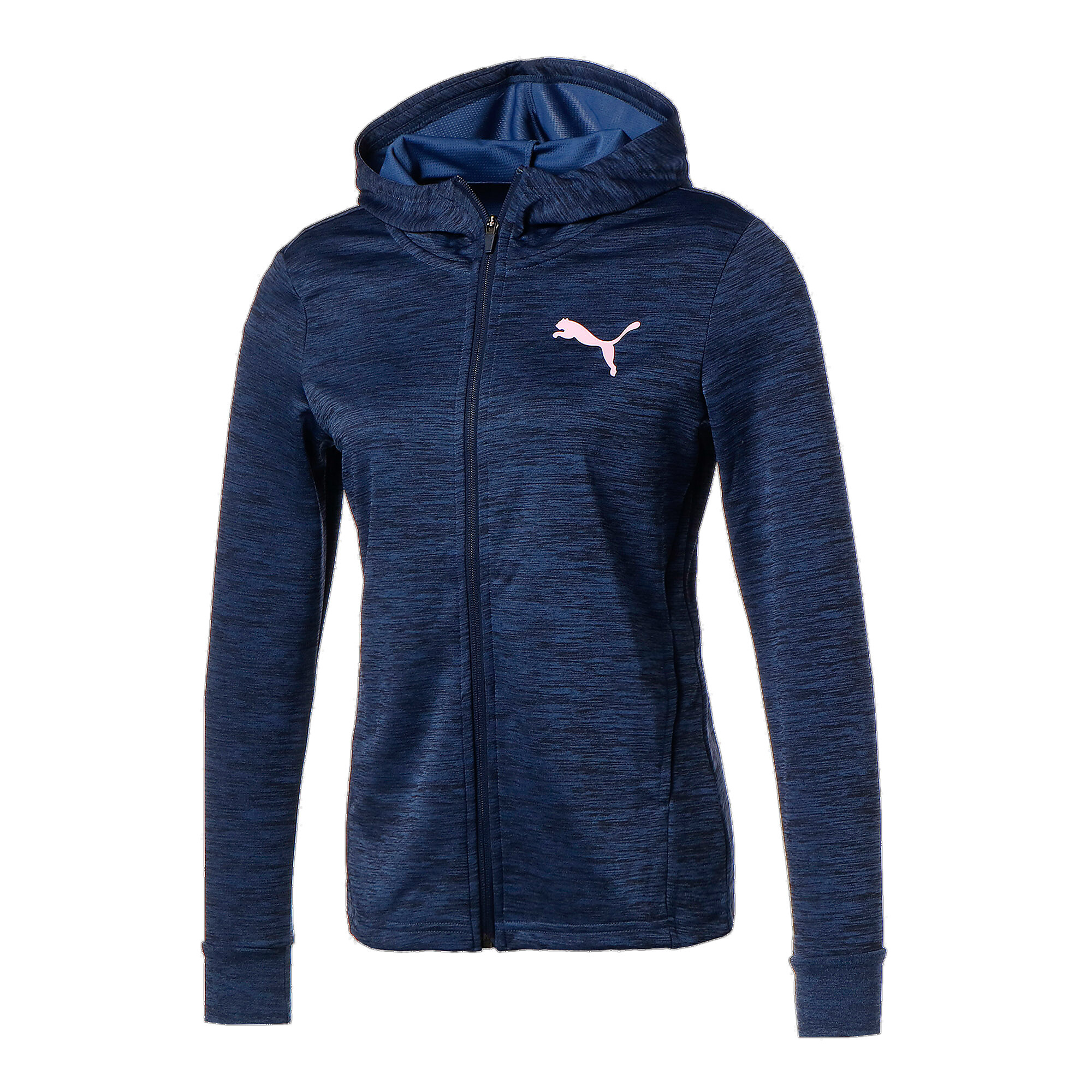 【プーマ公式通販】 プーマ トレーニング フーデッド ニット ジャケット ウィメンズ ウィメンズ Peacoat Heather ｜PUMA.com