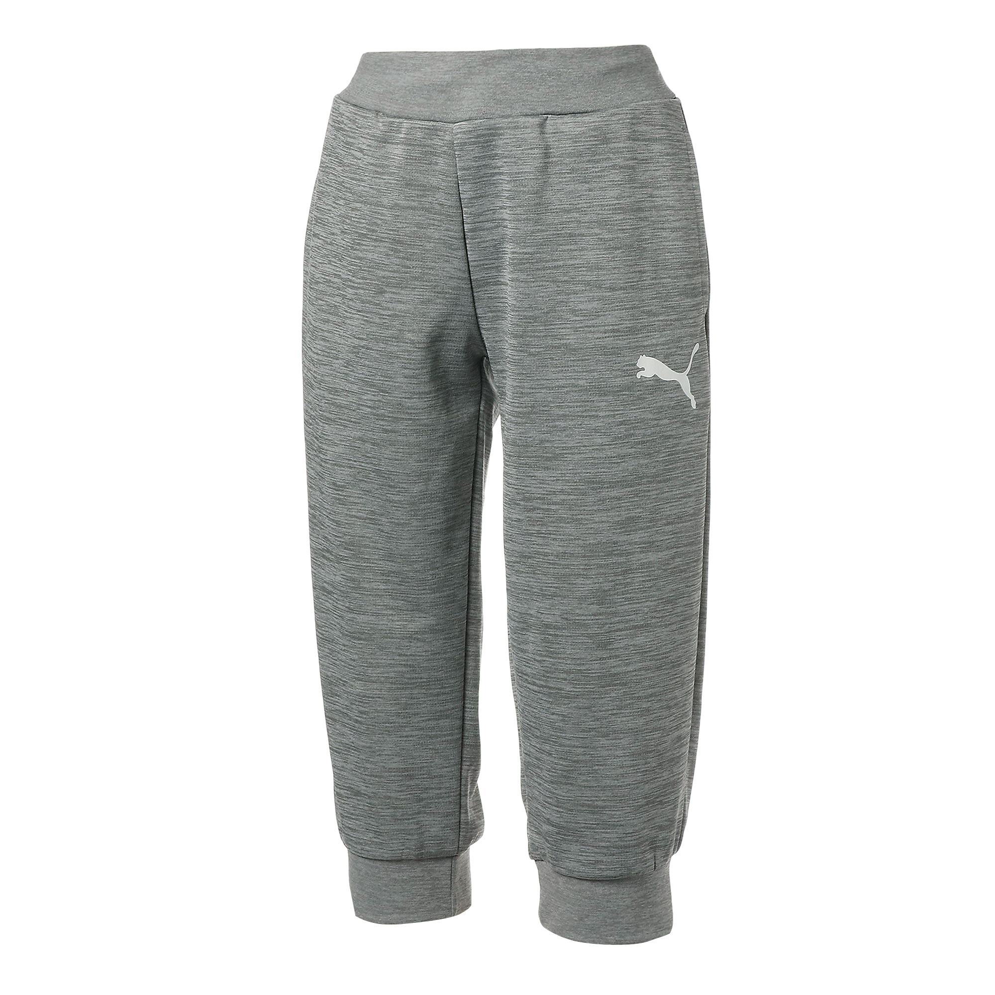 【プーマ公式通販】 プーマ トレーニング 3/4 ニット パンツ ウィメンズ ウィメンズ Light Gray Heather ｜PUMA.com