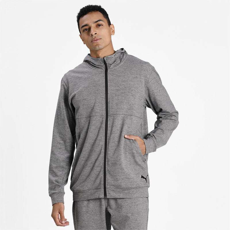 

Men's PUMA Hooded Training Jacket, Gray