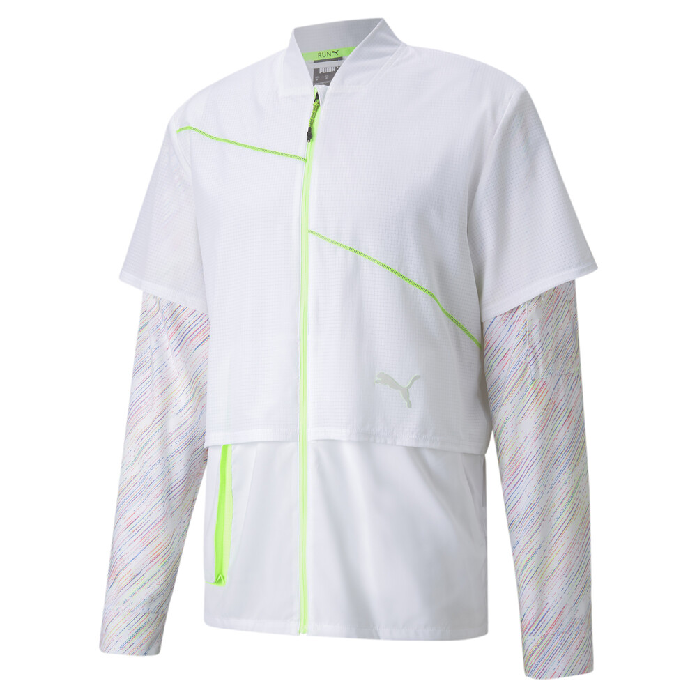 puma men's running jacket