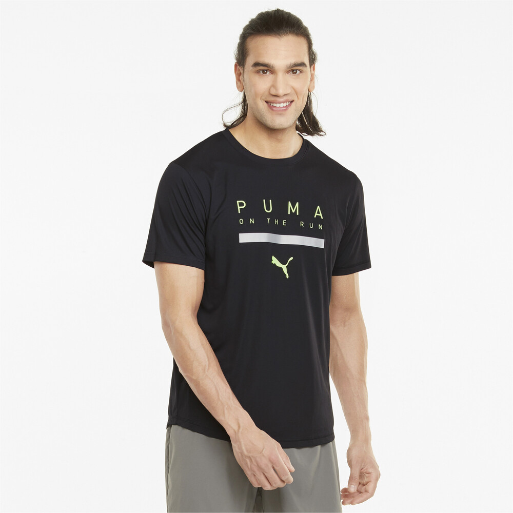 фото Футболка logo short sleeve men's running tee puma