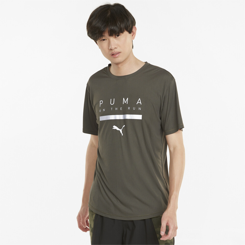 фото Футболка logo short sleeve men's running tee puma