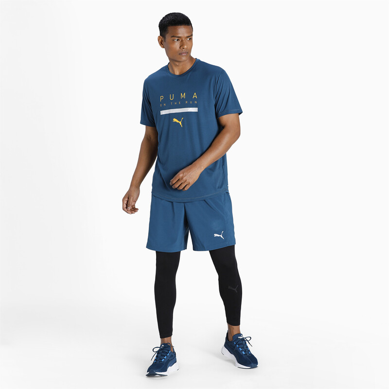 

Men's PUMA RUN Logo Shirt Sleeves T-Shirt