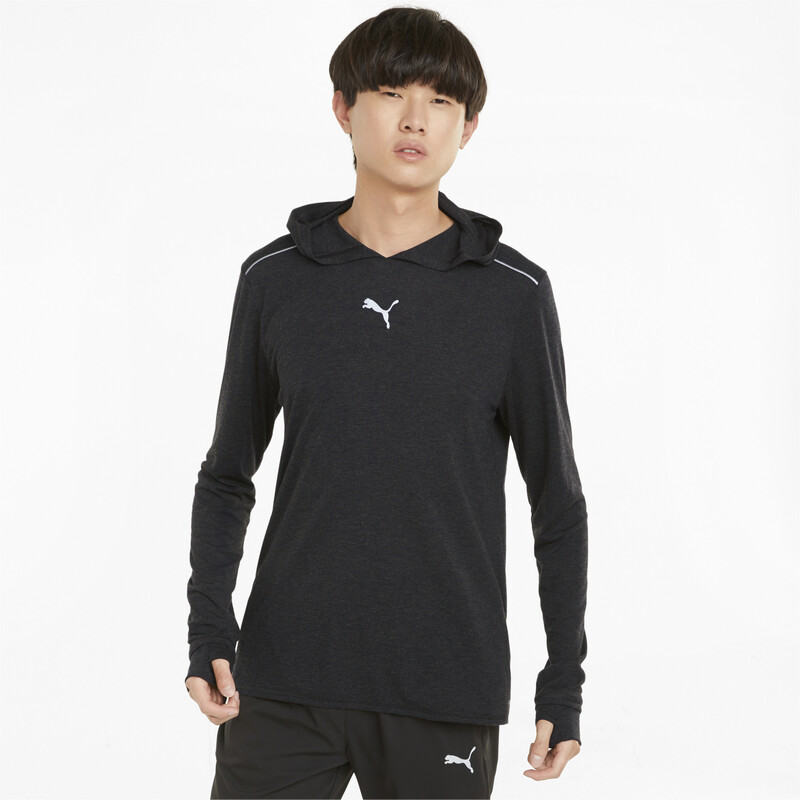 

Men's PUMA RUN Wool Mid Layer Running Hooded Sweatshirt