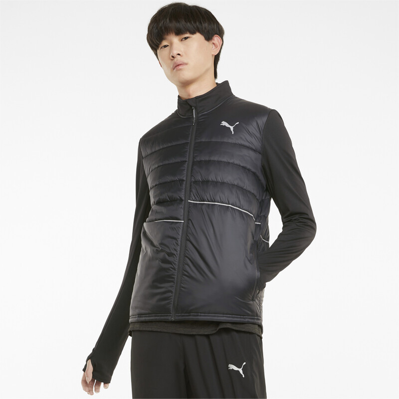 Men's PUMA RUN ELEVATED Regular Fit Padded Jacket, Black