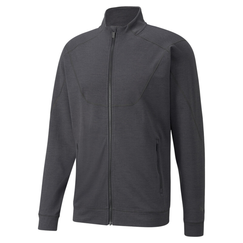 

Men's PUMA Cloudspun Full-Zip Training Jacket, Black/gray