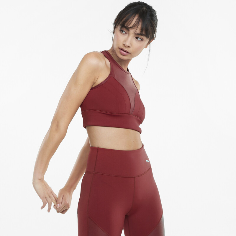 

Women's PUMA Moto Training Bra, Red