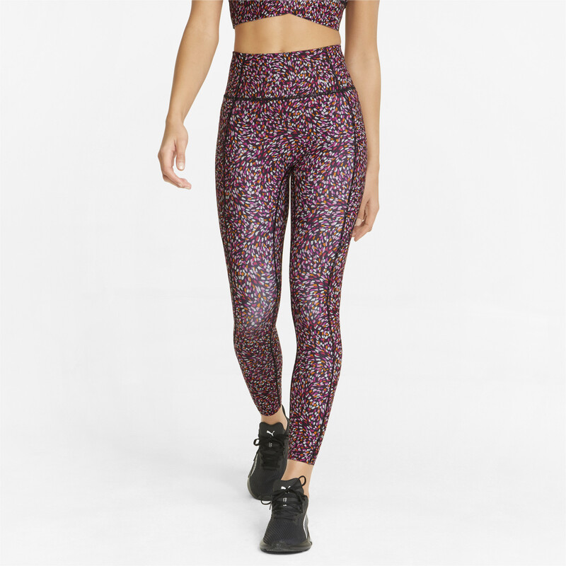 

Women's PUMA Forever Luxe Graphic Slim Tights, Black
