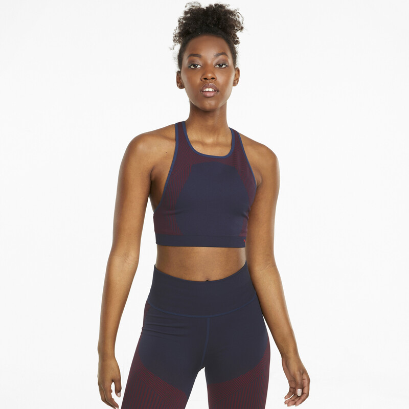 Women's PUMA Long Line Seamless Training Bra