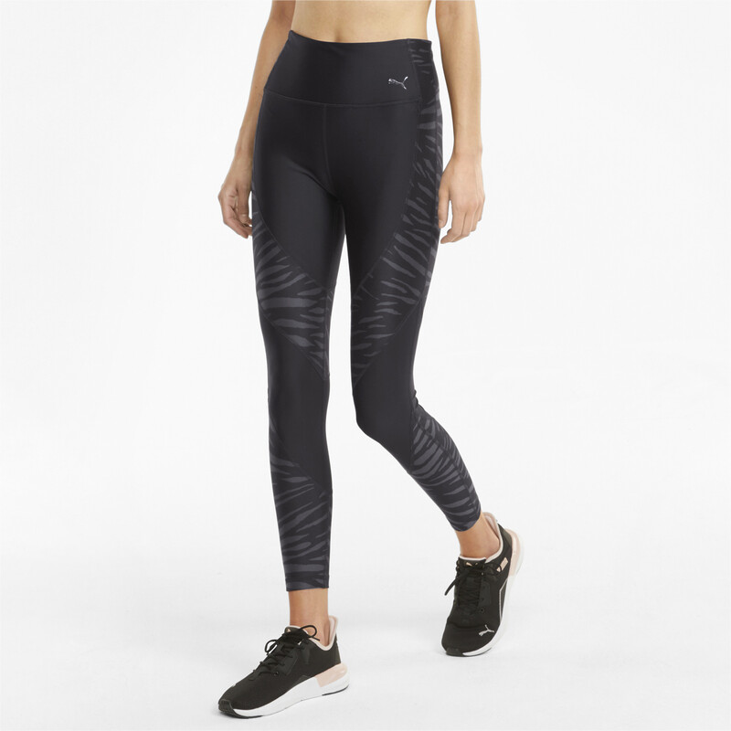 

Women's PUMA Eversculpt Printed Training SlimTights, Black