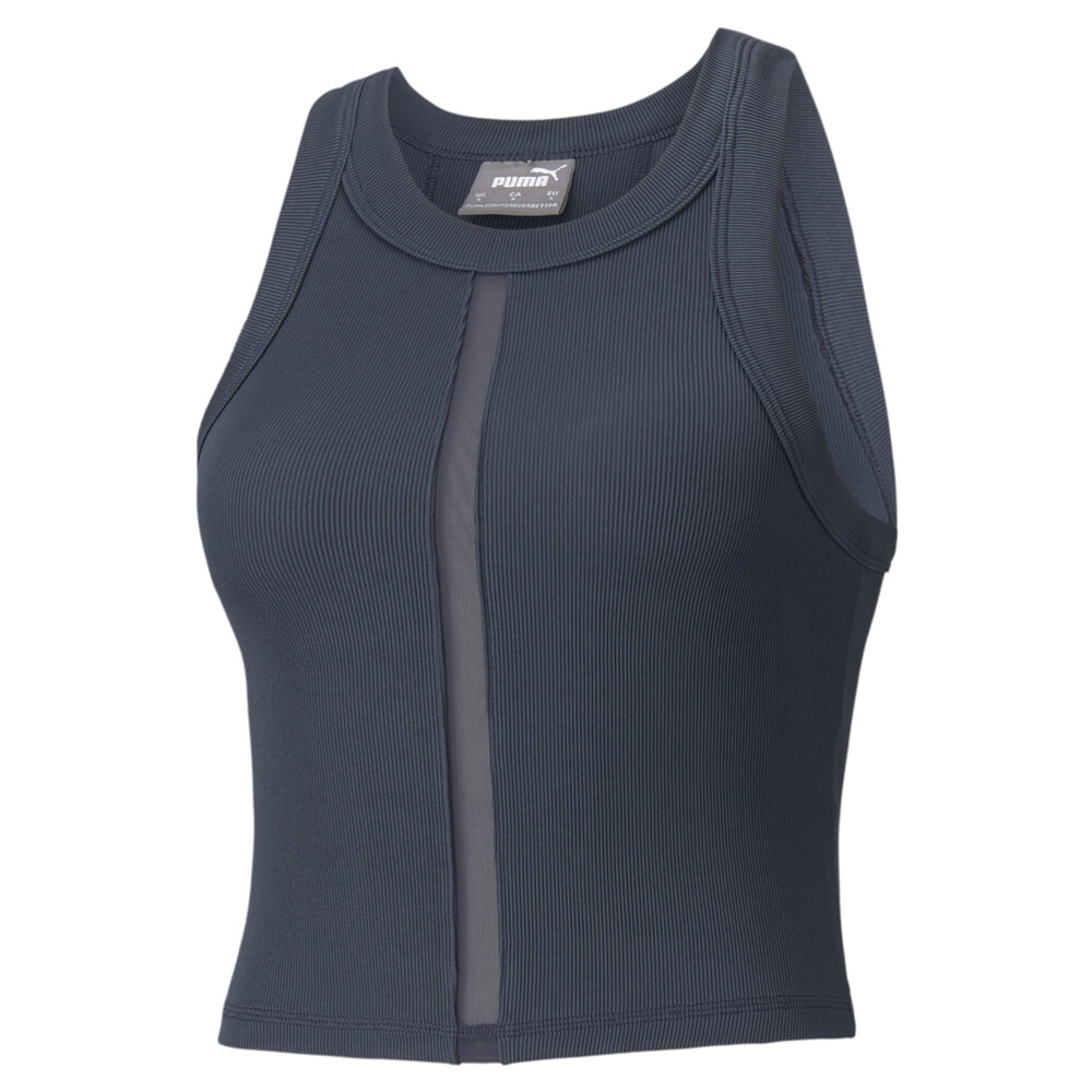 EXHALE Ribbed Women's Training Crop Top | Green - PUMA