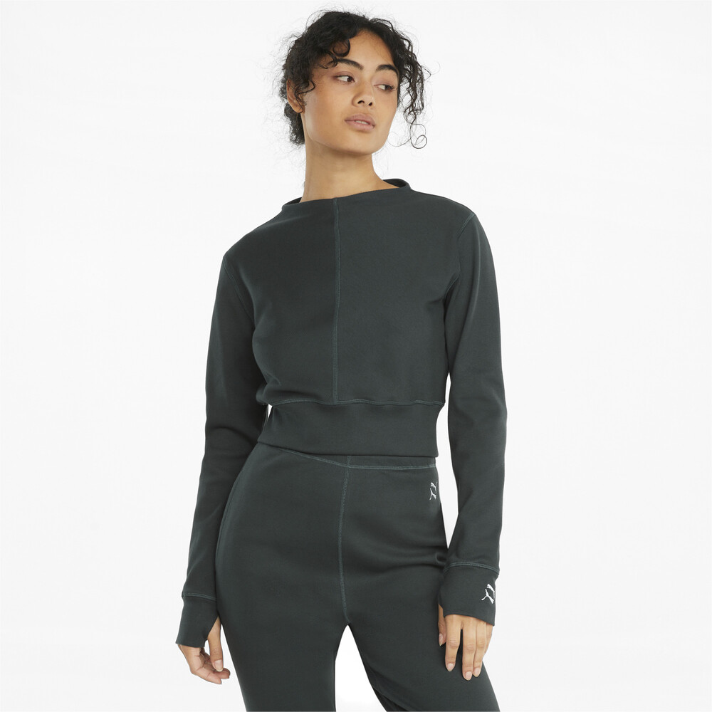 фото Футболка с длинным рукавом exhale mock neck ribbed long sleeve women's training tee puma