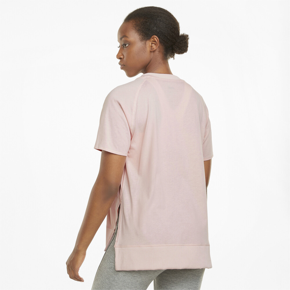 фото Футболка studio relaxed ribbed trim women's training tee puma