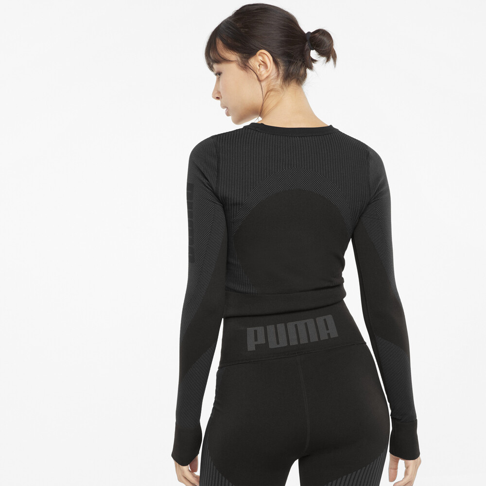 

PUMA - female - Футболка с длинным рукавом Seamless Long Sleeve Fitted Women' Training Tee – Puma Black –, Черный
