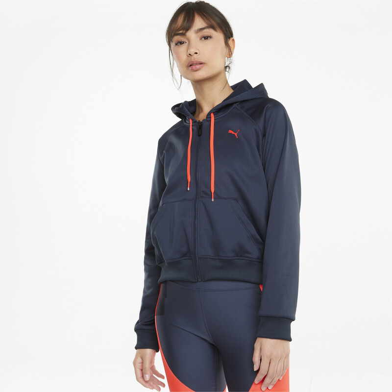 

Women's PUMA POWER Fleece Full-Zip Relaxed Fit Regular Fit Training Sweat Shirt, Spellbound