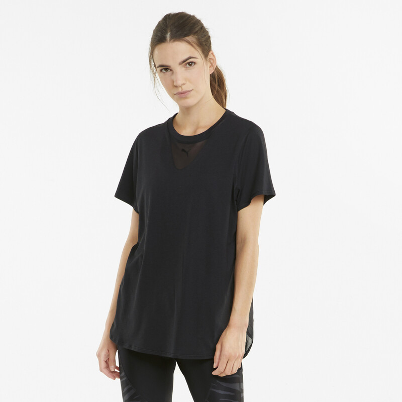 

Women's PUMA Mesh Short Sleeves Relaxed Fit Training T-Shirt