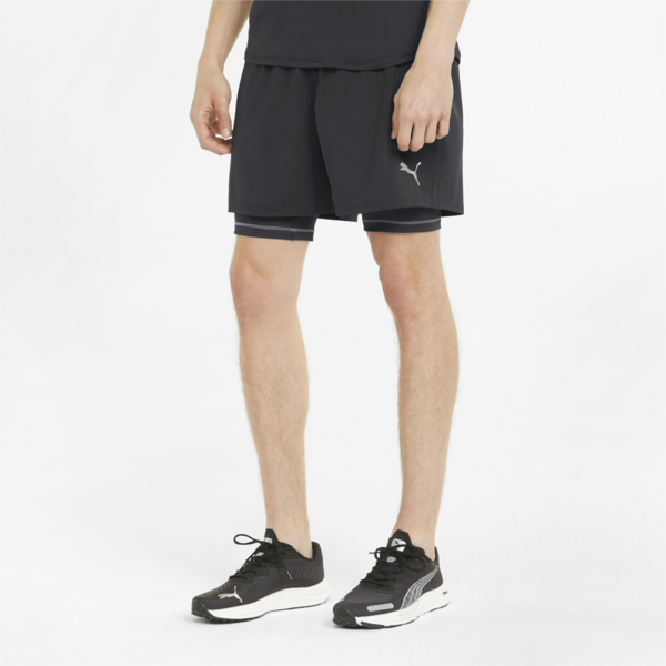 Graphic 2-In-1 5” Men’s Running Shorts, Puma Black-Puma Black, large-MEX