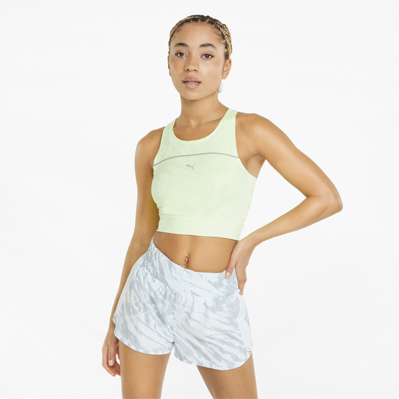

Women's PUMA RUN High Shine Crop Slim Tank Top