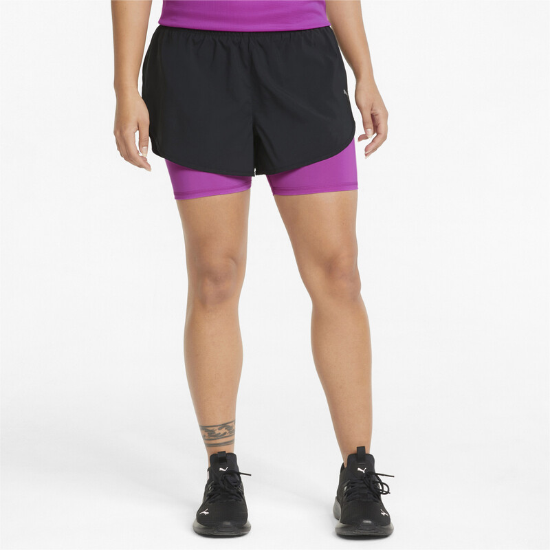

Women's PUMA 2-in-1 Run Performance Shorts, Black/pink