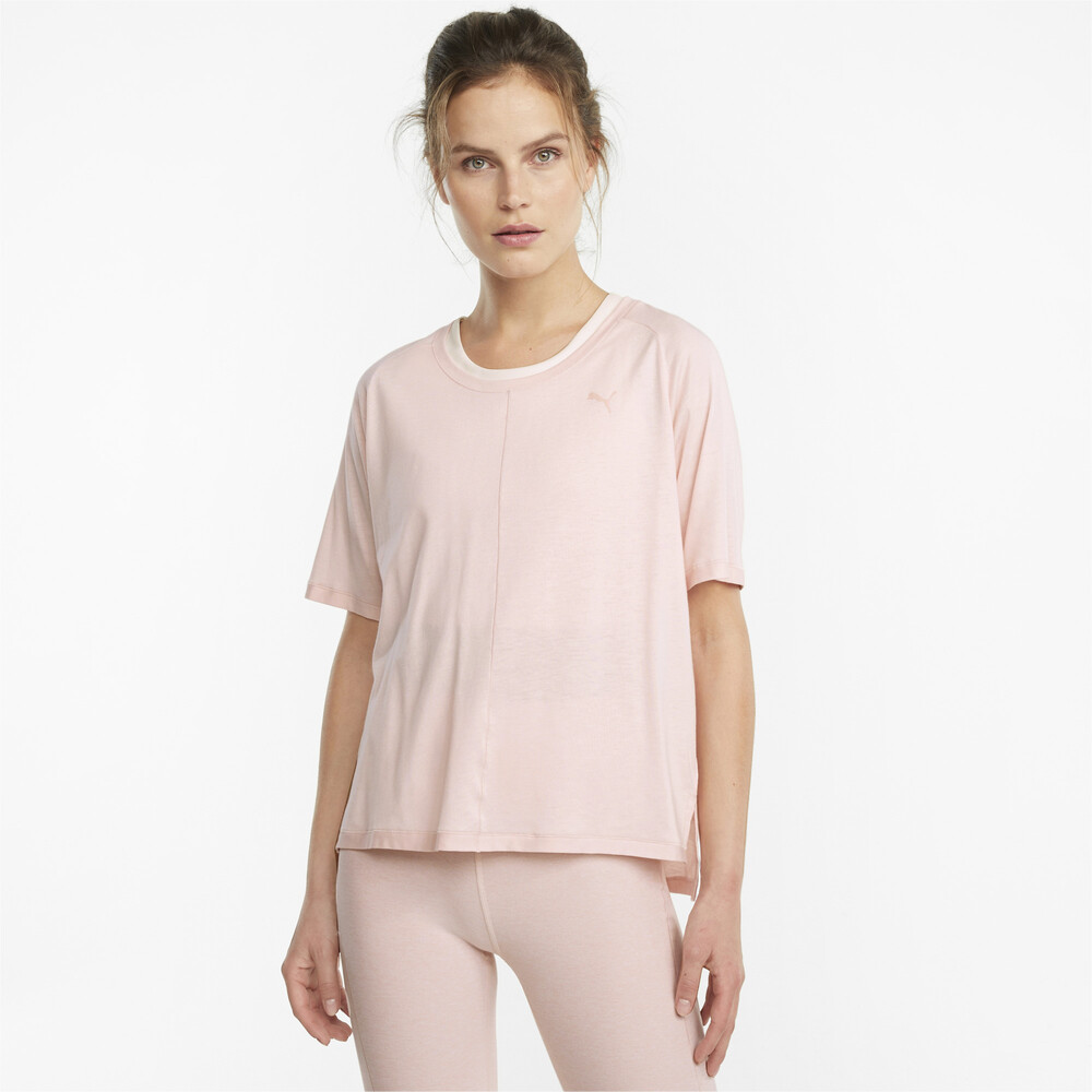 фото Футболка studio tri blend women's relaxed training tee puma