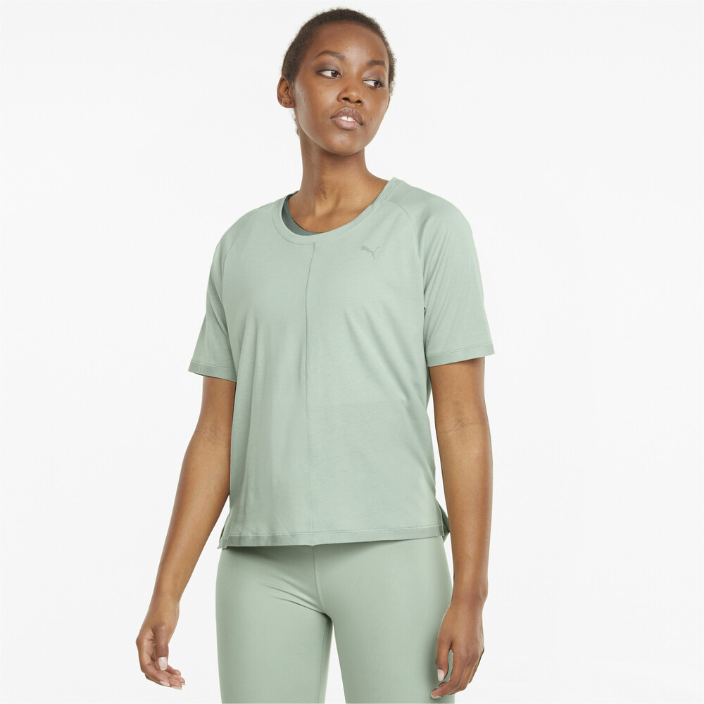фото Футболка studio tri blend women's relaxed training tee puma