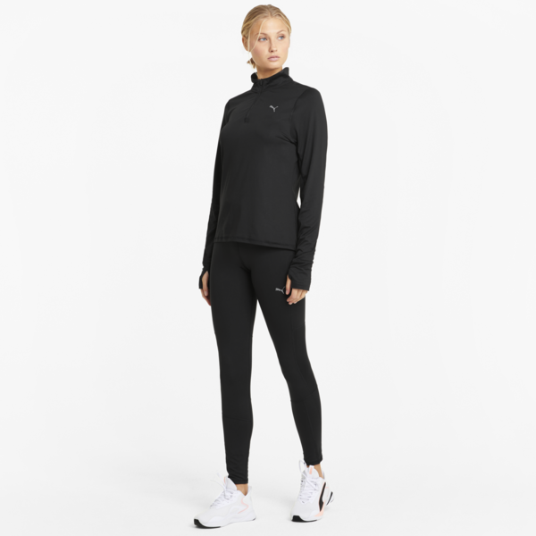 Run Favorite Women's Full Tight, Puma Black, large-MEX