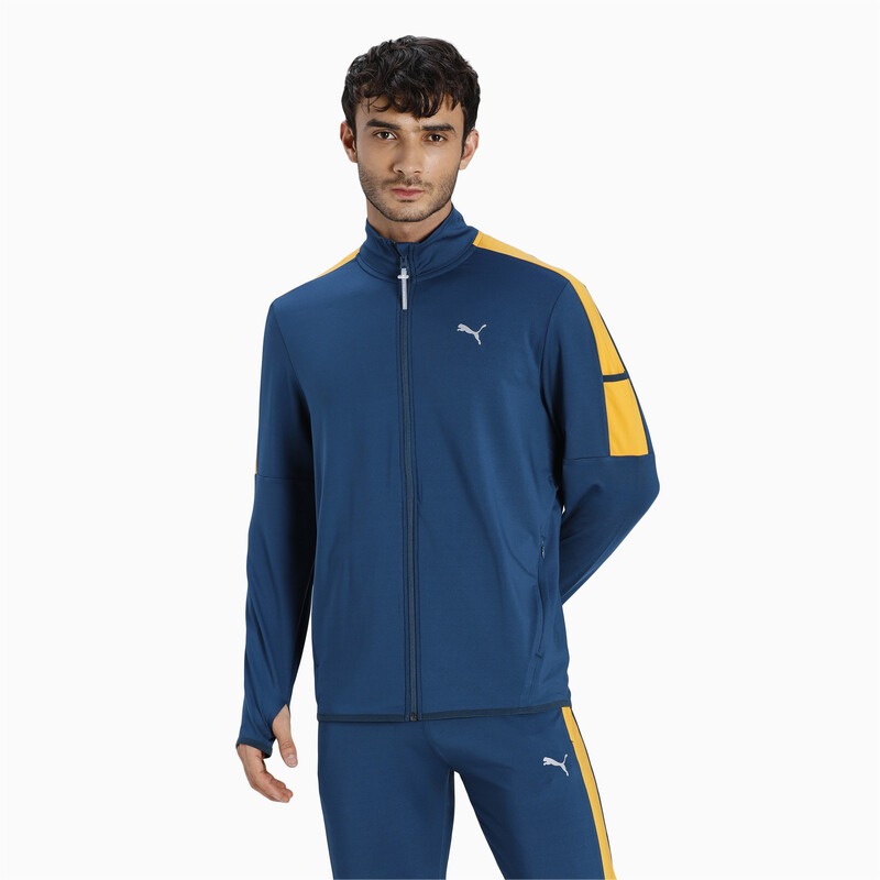 Men's PUMA X One8 Full Zip Jacket, Black/blue