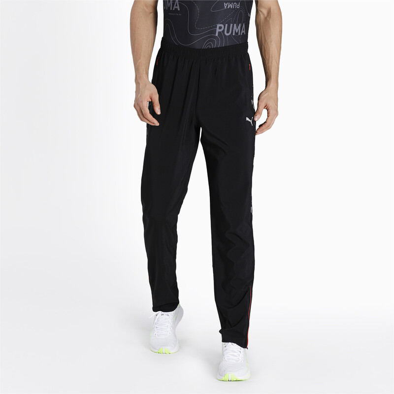 Men's PUMA One8 Virat Kohli Woven Slim Fit Pants, Black