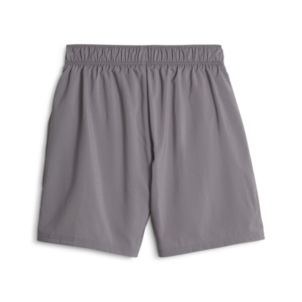 Short de running 2 en 1 Favourite para hombre, Cool Dark Gray-Speed Green, large-ARG