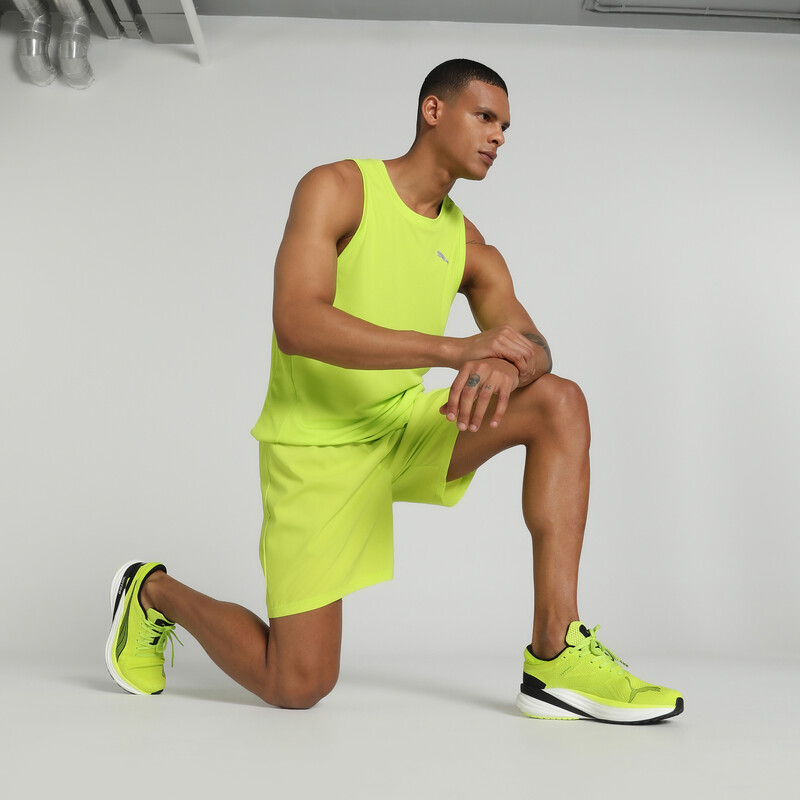 Men's PUMA Run Fav 2-In-1 Running Shorts in Yellow size S