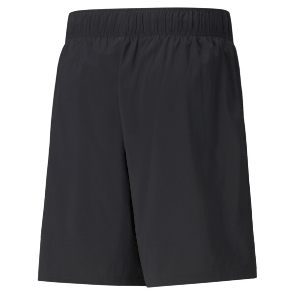 Short de running 2 en 1 Favourite para hombre, Puma Black-Green Glare, large-ARG