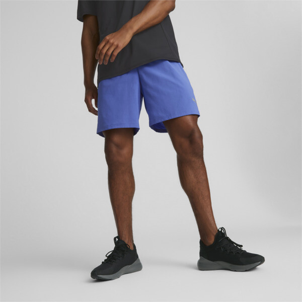 Short de running 2 en 1 Favourite para hombre, Royal Sapphire-PUMA Black, large-ARG