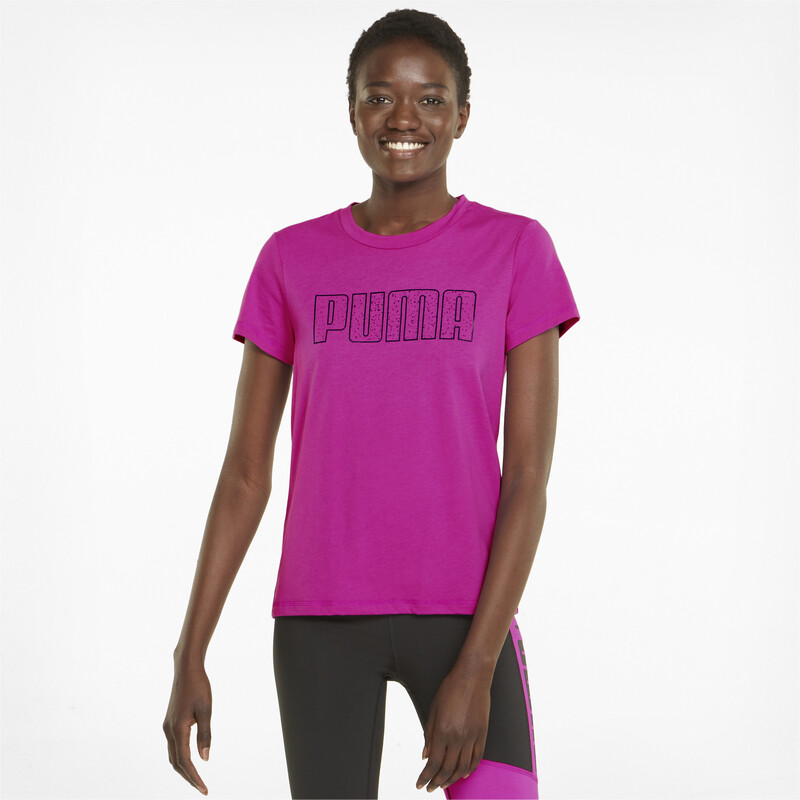 

Women's PUMA Stardust Crystalline Short Sleeve Training T-shirt, Pink
