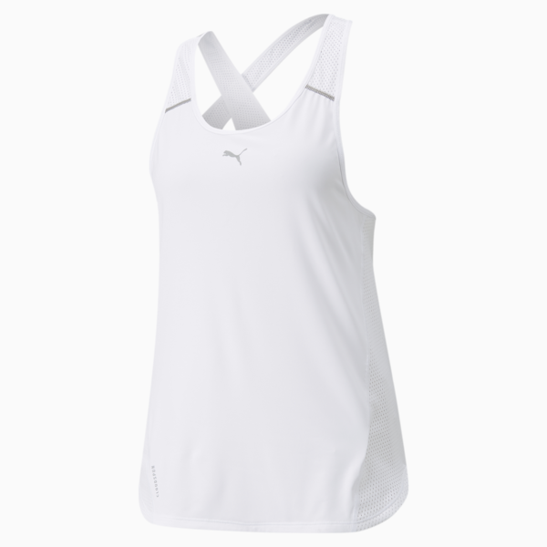 CLOUDSPUN Marathon Women's Running Tank Top, Puma White, large-ZAF