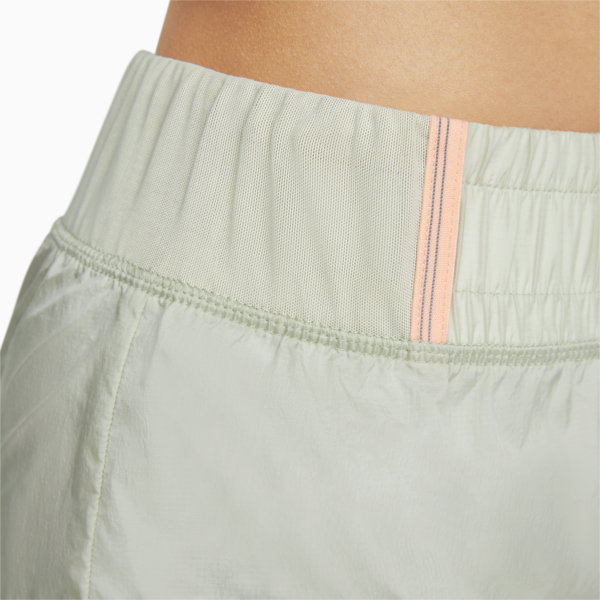 Marathon 2-in-1 Woven Women's Running Shorts, Spring Moss, large-ZAF