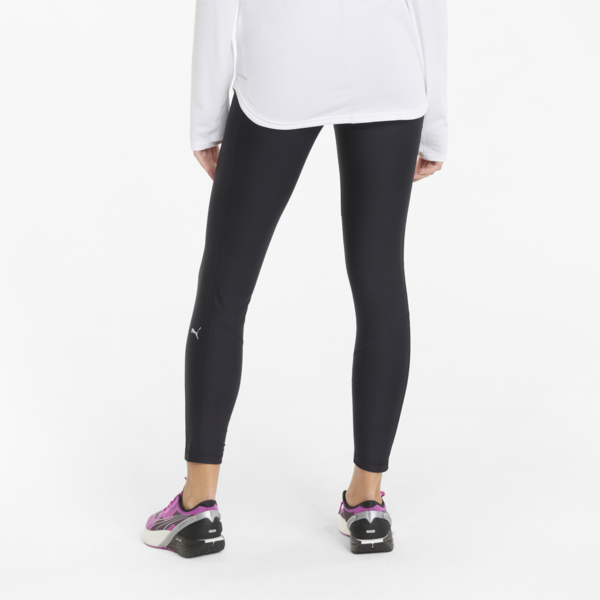 Marathon High Waist Full-Length Women's Running Leggings, Puma Black-Grape Wine, large-ZAF