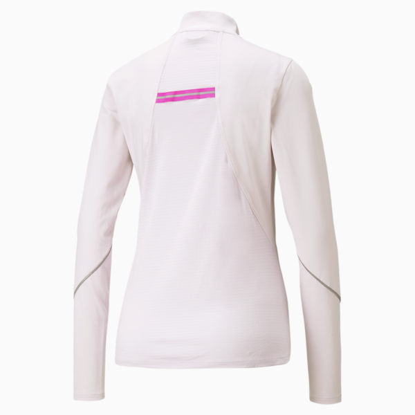 5K Knit Half-Zip Women's Running Top, Lavender Fog, large-ZAF
