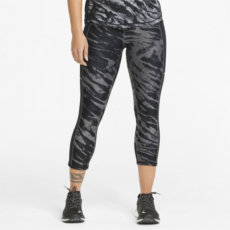

Women's PUMA 5K Graphic High Waisted 3/4 Running Leggings, Black