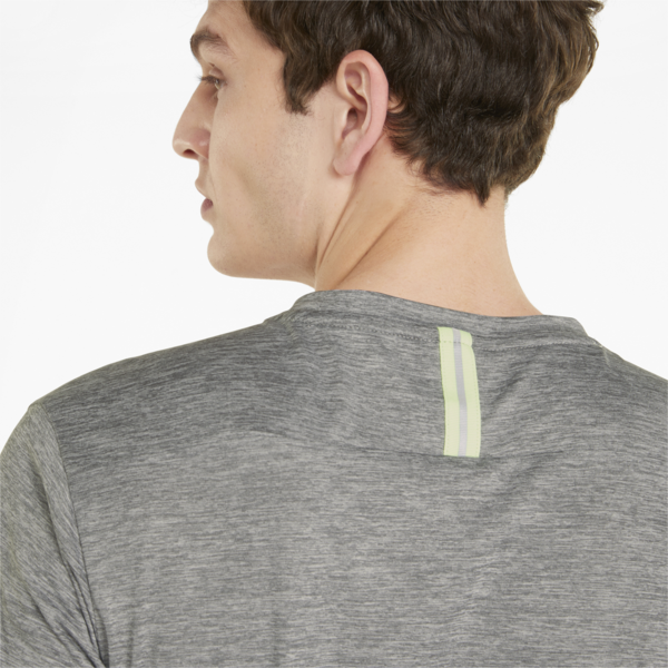 Long Sleeve Men's Running Tee, Medium Gray Heather, large-ZAF