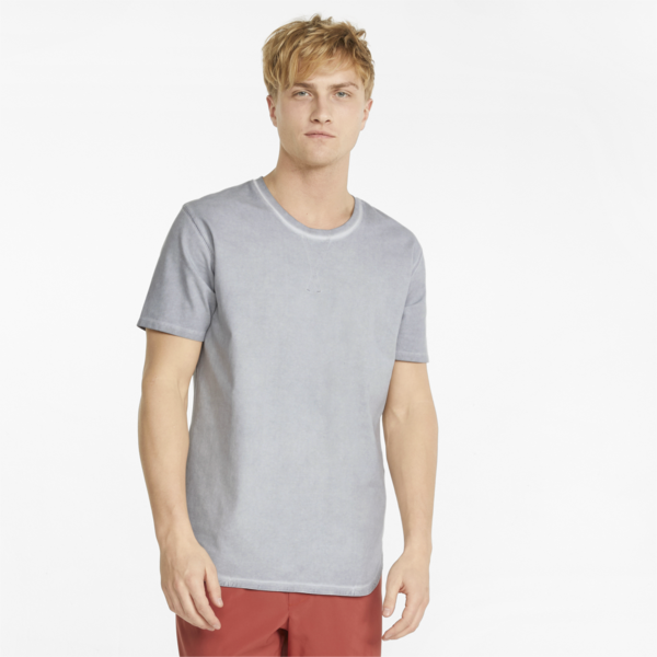 Studio Wash Men's Training Tee, Harbor Mist, large-ZAF