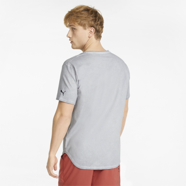 Studio Wash Men's Training Tee, Harbor Mist, large-ZAF