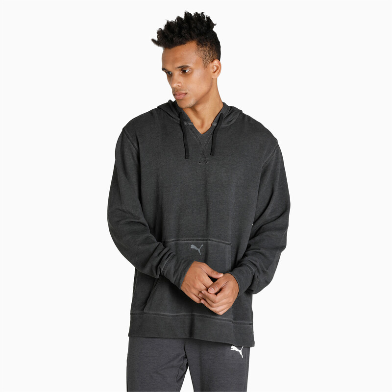

Men's PUMA Studio Wash Training Hoodie, Black