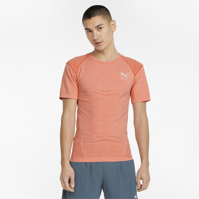

Men's PUMA EVOKNIT Short Sleeve Training T-shirt, Red