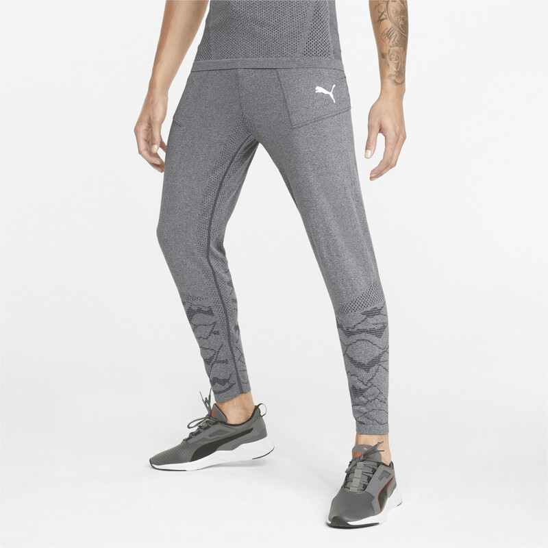 

Men's PUMA evoKNIT Training Pants, Black/gray